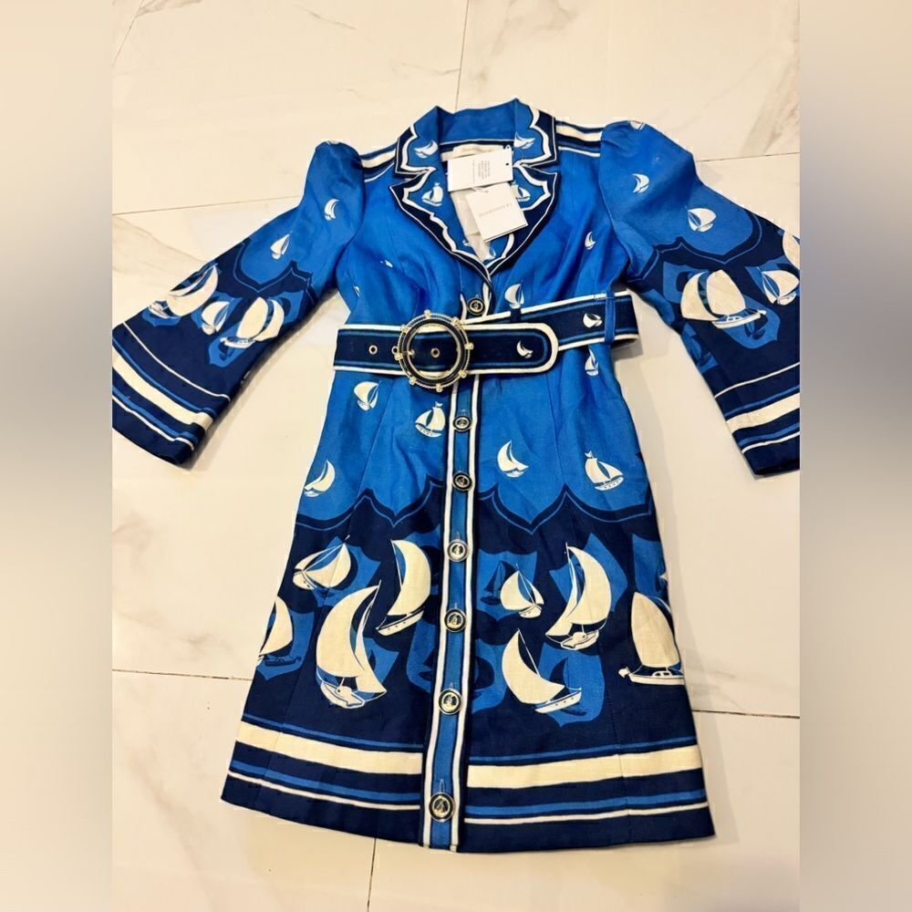 High tide mini shirt dress #3 - Picture 3 of 12